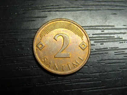 фото, 2 сантима 2007 Латвія