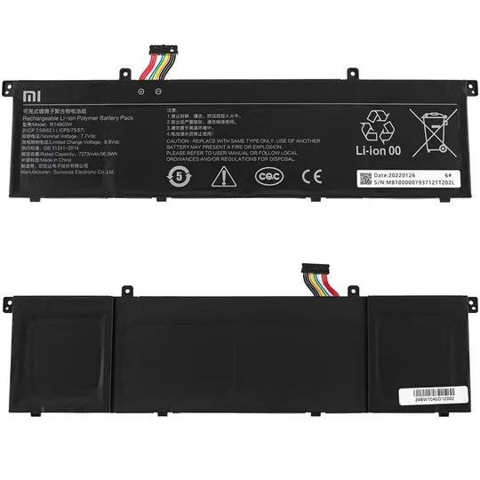 Оригінальна батарея для ноутбука Xiaomi R14B03W (Xiaomi) 7.7V 7273mAh 56Wh Black Ціна