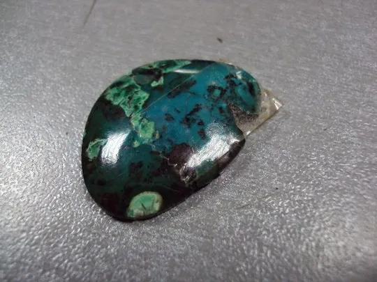 Камень хризоколл для ювелирных изделий вес 4 г размер 4 х 29,5 х 22,5 мм №13289 Характеристики