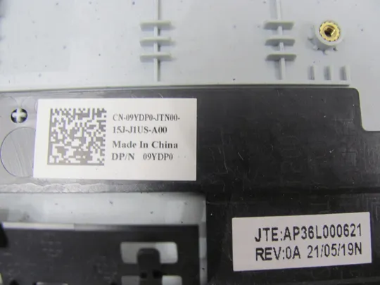 779-2 Кришка панель палмрест  09YDP0 AP36L000621 клавіатура робоча для Dell Inspiron G15 5510 5511 5515 оригінал На торгах