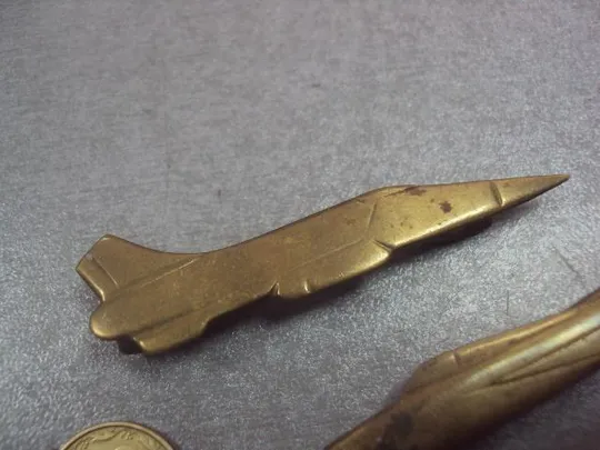 зажим самолет для галстука лот 2 шт №5200 Продаж