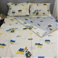 фото, 1.0 Півтораспальний постільний комплект - Новий Пес