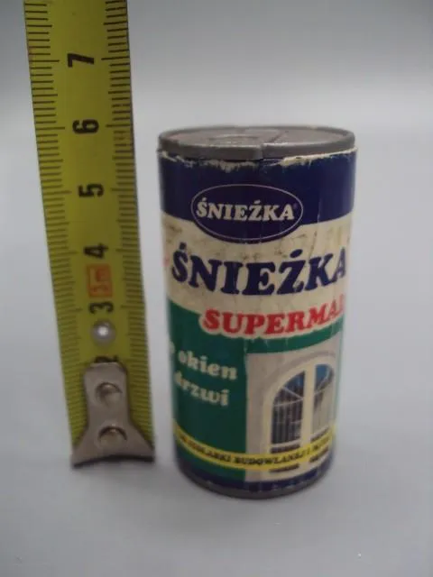 Коробочка от краски по металлу Sniezka supermal для окон и дверей высота 5,2 см №14580 Продаж