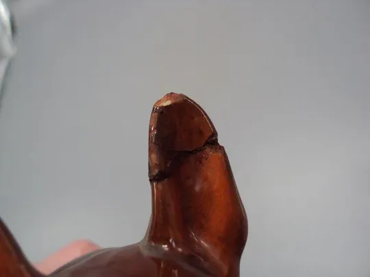 Фигура керамика Рябовский завод Б.Я.Воробьёв РЗКИ собака овчарка собачка 8х25,5 см №177 Де купити