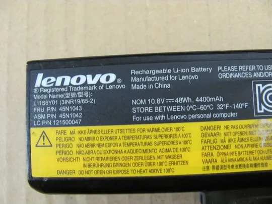 Оригінал АКБ, Акумуляторна батарея, battery,  original L11S6Y01 L11M6Y01 45N1049 45N1043 45N1044 10.8V для Lenovo B580 B590  G580 E540  V580 Y580 Z580 E430 E431 E435 E450 E530 E535 E545 Продаж