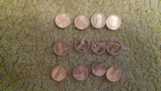 Купити Острів Великодня - набір 12 монет x 1 Peso 2021 ( 2022 ) - Статуї Моаї мідь