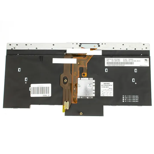 Клавіатура для ноутбука LENOVO (Thinkpad: T430, T430i, T430S, T530, T530I, X230, X230i, X230S) rus, black, підсвічування клавіш Ціна