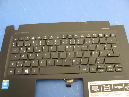 №204-15 Кришка панель палмрест з клавою JTE46002B0A000 для V3-371 MS2392 оригінал Інтернет-аукціон