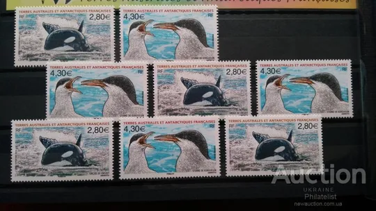 TAAF-Альбатрос и Касатка-2010. Чистый полный красивый комплект.MNH. Ціна