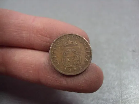 монета латвия 1 сантим 1992 №8510 Продаж
