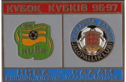 фото, Нива Винница - Садам Эстония КК 1996-97