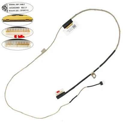 фото, Шлейф матриці для ноутбука Toshiba (C40) LED (DC020025N00)