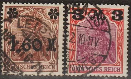 фото, 1921 - Німеччина - Надруки Mi.154-55 _6,50 €