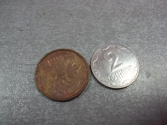 монета канада 1 цент 1989 №9519 Ціна