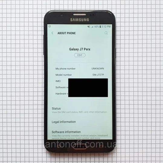 LCD дисплейний модуль Samsung J727P Galaxy J7 Perx оригінал з розборки З аукціону