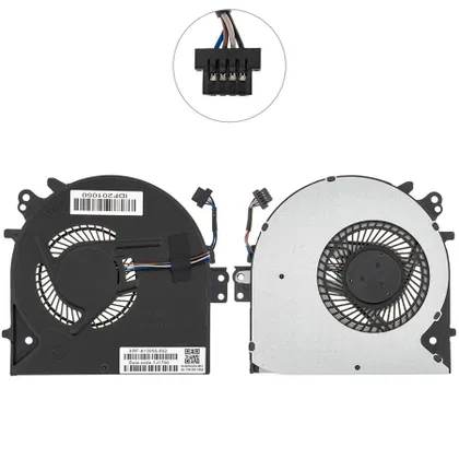 фото, Вентилятор для ноутбука HP ProBook 450 G5, 455 G5, 470 G5, 4pin (L00843-001) (Кулер)