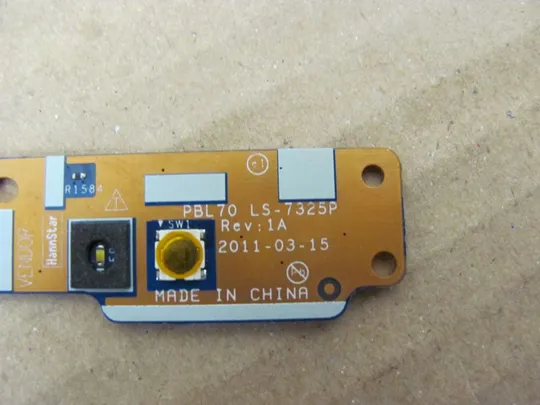 526-25 плата кнопки вкл PBL70 LS-7325P для Asus X73B A73B K53, X53, X73, оригінал Продаж