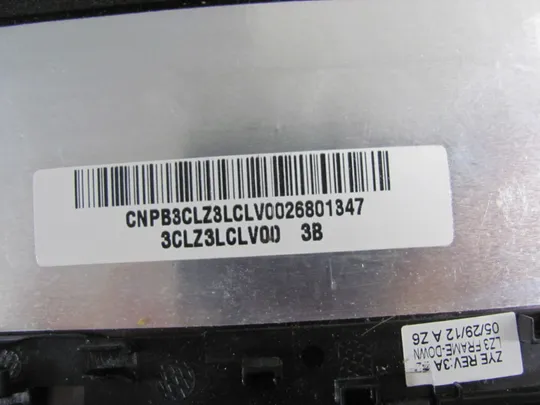 58-7  кришка матриці 3CLZ3LCLV00 для  Lenovo IdeaPad Z580, Z585  оригінал З аукціону