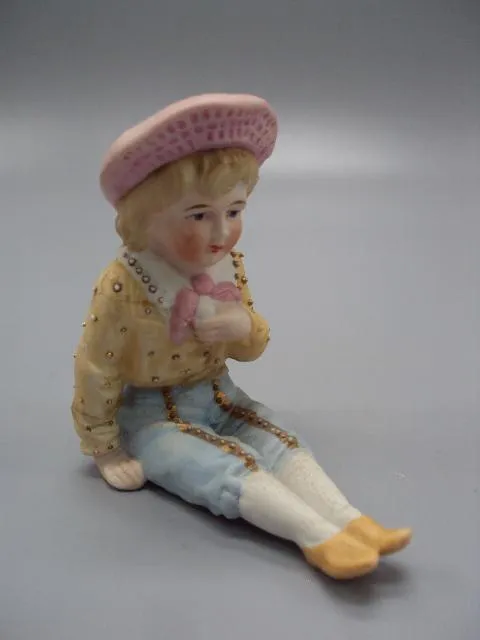 Фигура фарфор статуэтка Германия ребенок мальчик кавалер высота 8,8 см под реставрацию №14046 Ціна