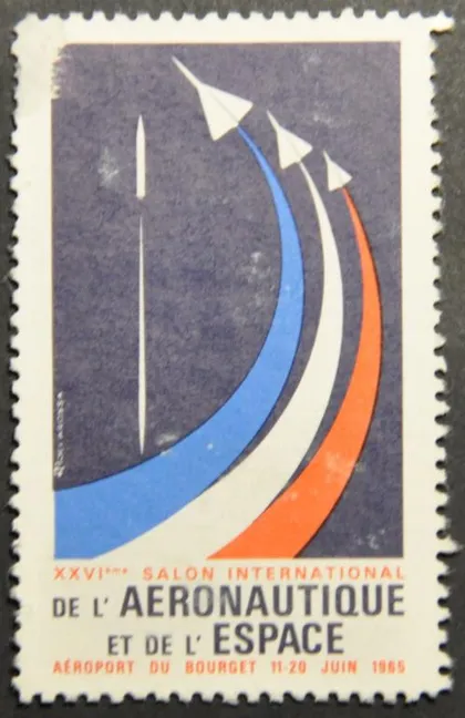 фото, Франция Авиация Космос Непочтовая 1965