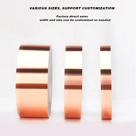 Самоклеюча мідна стрічка  Ширина стрічки: 10 мм, Довжина стрічки: 20 м З аукціону