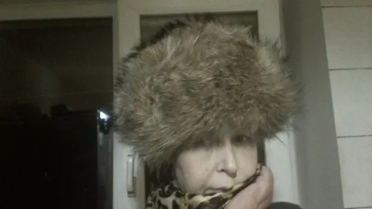 Шапка женская чернобурка Де купити