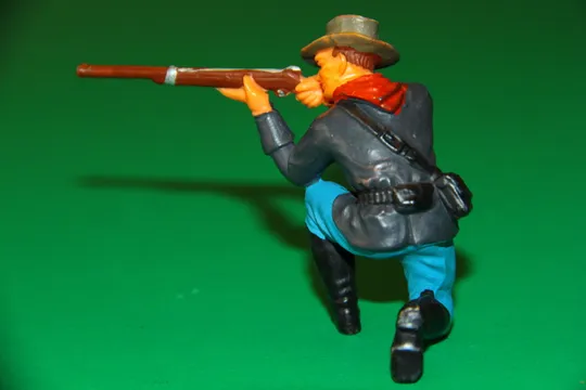 КАВАЛЕРИСТ армії США з карабіном № 7020 ELASTOLIN 70мм ФРГ ФРН З аукціону