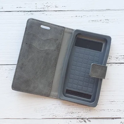 фото, Книжка універсальна Nillkin Slider / слайдер 4.5"-4.8" (13.7×7.2см) для телефона Gray