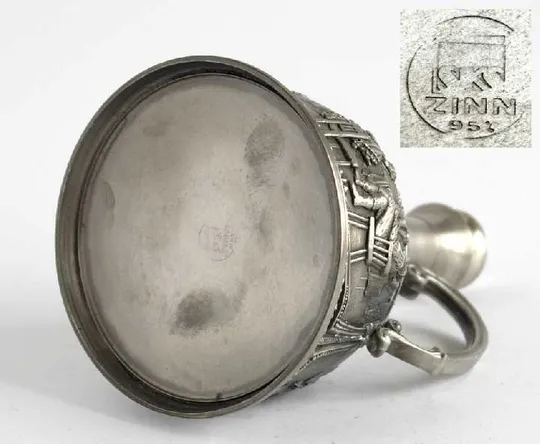 Олов'яний графин Вино SKS Zinn95%, Німеччина Характеристики