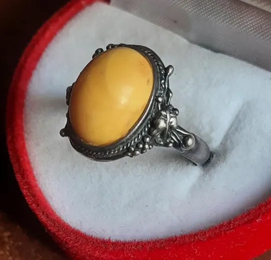 Антикварное кольцо серебро Польща 1930-е mc228-е Де купити