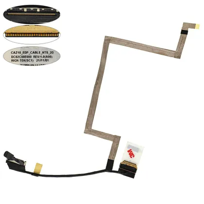 фото, Шлейф матриці для ноутбука Dell (Latitude: E7280) LED (DC02C00E000)