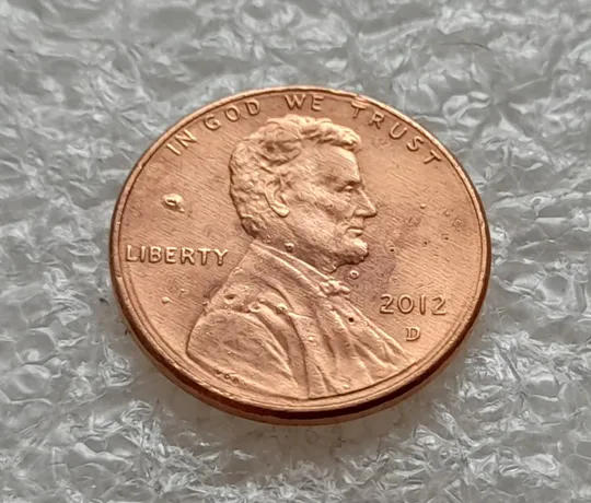 (8201 ря) 1 цент 2012 D США З аукціону