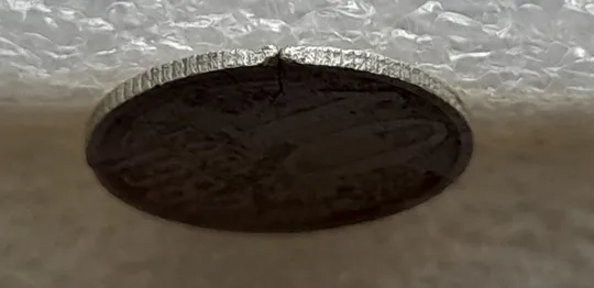 (5805) 10 копеек 1982 СССР тріщина в металі монети, перебування в агресивному середовищі Де купити