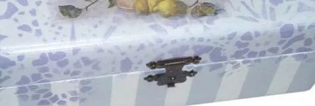 Шкатулка прямоугольная из дерева расписная 20,5*12,5*8см Лаванда Продаж