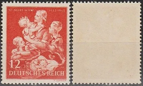 1943 - Рейх - Допомога матері Mi.859 ** Ціна