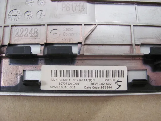 605-5 Кришка панель палмрест  6070B1210201 L18310-001 для HP EliteBook 840 G5  оригінал Інструкція