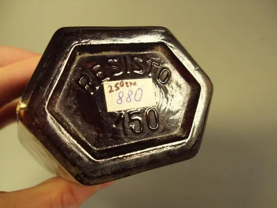 бутылка бутылочка resisto 150 коричневая стекло высота 14 см (№ 880) Де купити