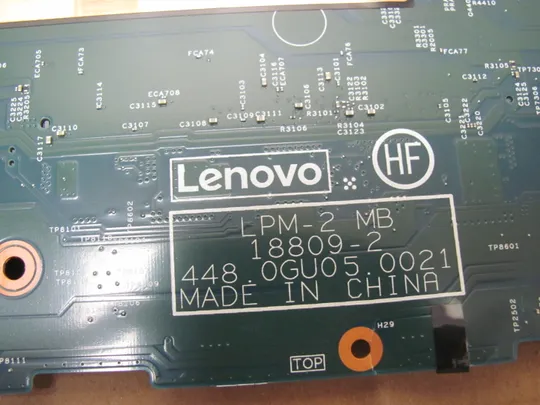 номер0944-16 материнська плата Mainboard Материнка Основна плата Системна плата Плата системи Laptop motherboard мамка ноутбучна плата 448.0GU05.0021 i7-9750H SRF6U для Lenovo Thinkpad P1 Gen 2  оригінал Інструкція