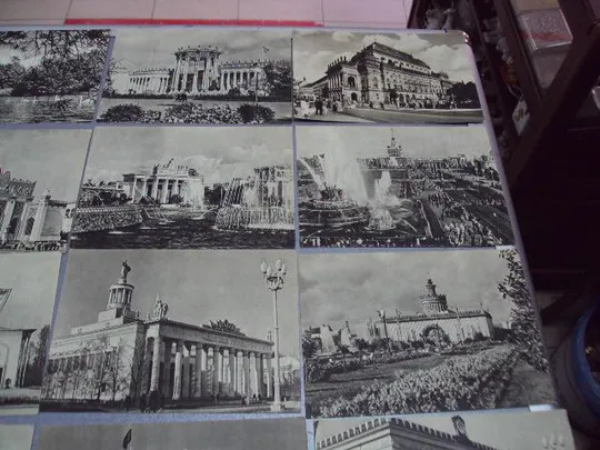 открытка набор всесоюзная сельскохозяйственная выставка 1958 15 шт №2707 Інтернет-аукціон