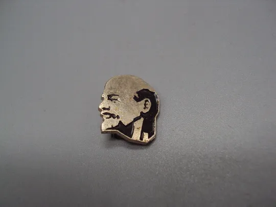 Знак Ленин голова портрет контурный фигурный ссср №17644 Ціна