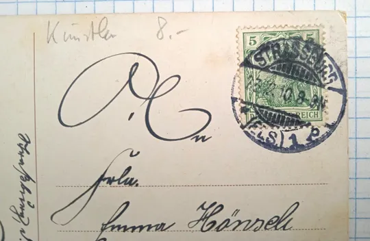 Поштова картка Веселого Різдва 1910 Німеччина Ja05 З аукціону