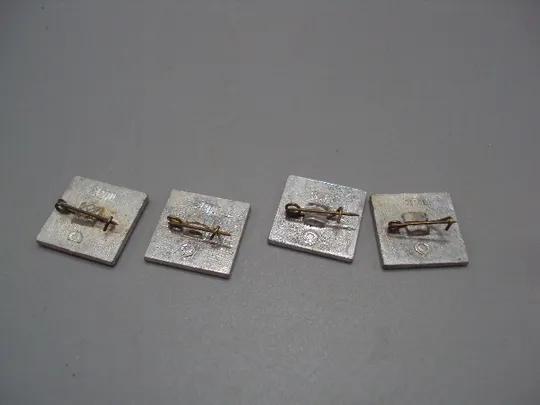 Знак зоопарк страус, зебра и белый медведь лот 4 шт №17089 Де купити