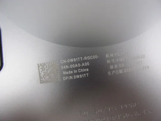 842-3 кришка матриці 0W81TT AM2V7000501  для Dell Precision 7550 M7550  7560 оригінал На торгах