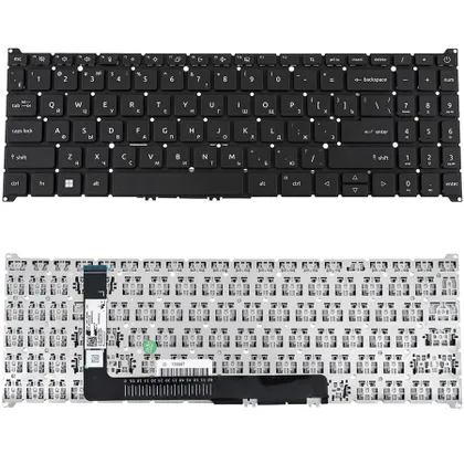 фото, Клавіатура для ноутбука ACER (AS: A315-59) rus, black, без кадру