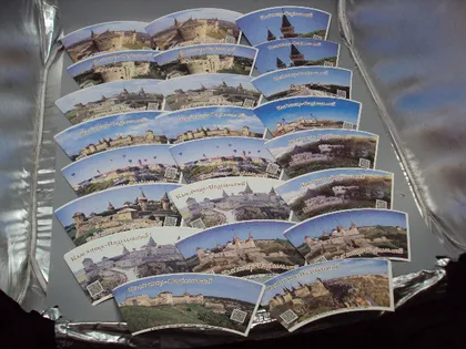 фото, Обгортка на стакан Камянець-Подільський конус Камянец-Подольский лот 23 шт №18652