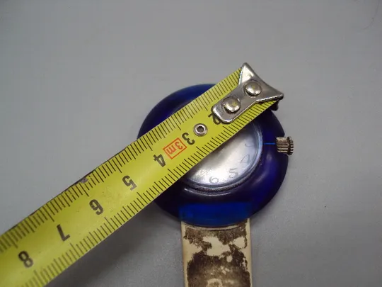 Наручные часы Ruhla Рухла круглые пластик диаметр 4,8 см не на ходу №15473 Продаж