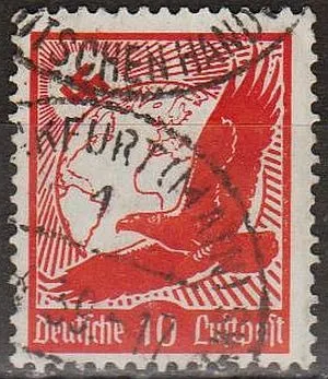 фото, 1934 - Рейх - Авіапошта - Орел 10 Mi.530 _1,20 €