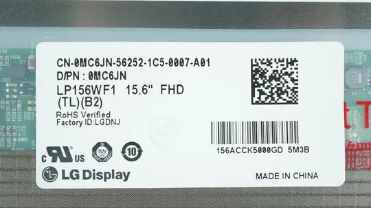 Матриця 15.6 LP156WF1-TLB2 (1920*1080, 40pin, LED, NORMAL, матова, роз'єм ліворуч знизу) для ноутбука (renew) З аукціону