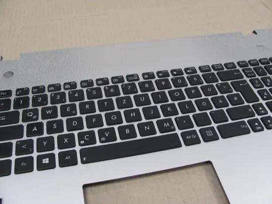 номер0957-1 Кришка панель палмрест клавіатура ДОНОР 13N0-MHA0H11  для ASUS N76 N76V  оригінал З аукціону