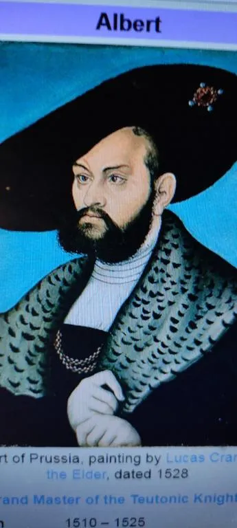 1539 год Монета грош серебро герцог  Альбрехт Прусский хорошее состояние np913. Продаж